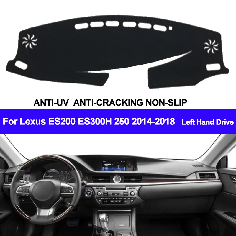 

Car Dashboard Cover For Lexus ES200 ES300H 250 2014 2015 2016 2017 2018 Dashmat Sun Shade Pad Carpet Auto Dashboard Car Styling