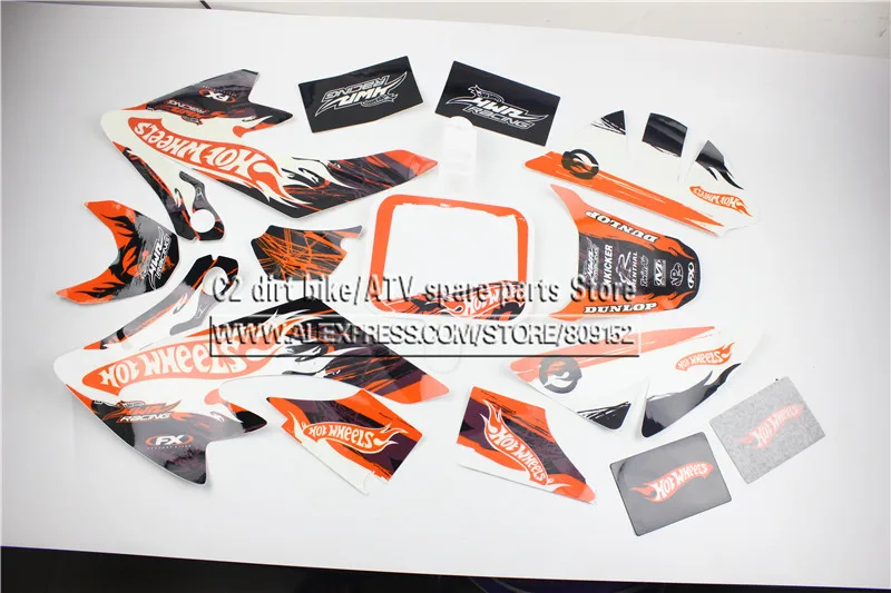 

3M Decals Stickers Graphics SSR Pitpro SDG Thumpstar DHZ CRF50 Pit Dirt Bikes