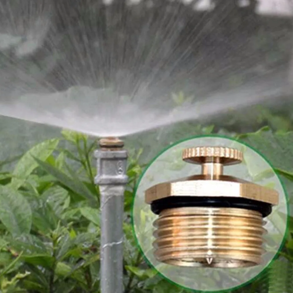 Adjustable 360° Brass Refraction Spray Nozzle Garden Agriculture Irrigation Sprinkler Jardin Nebulizer Sprayer 1/2“ Male Thread