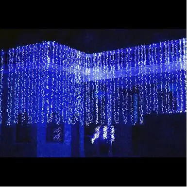 Natal! 6x3m guirlanda led luzes de natal ao ar livre decoração cortina led string luz de fadas para o casamento do feriado luzes de natal