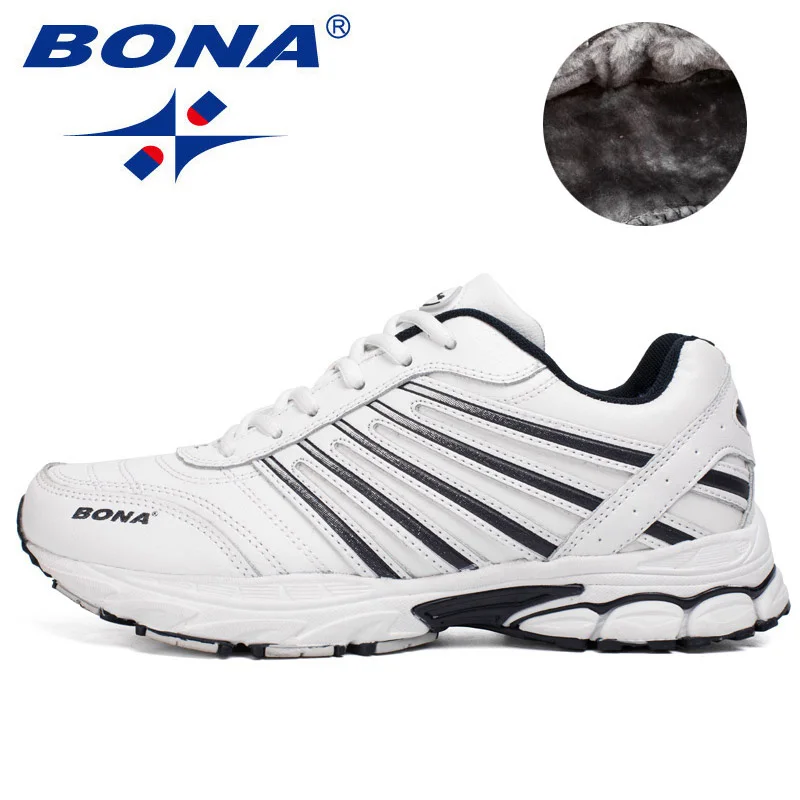 BONA New Excellent Style Men Running Shoes Lace Up Athletic Shoes Outdoor Walking Shoes Men Comfortable Sneakers Free Shipping