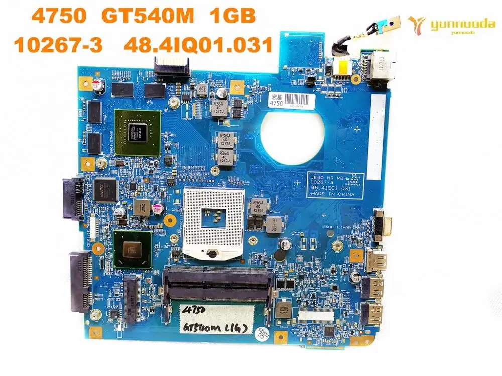 

10267-3 10267-4 48.4IQ01.031 for ACER 4750 laptop motherboard 4750 4750G 4752 GT540M 1GB tested good