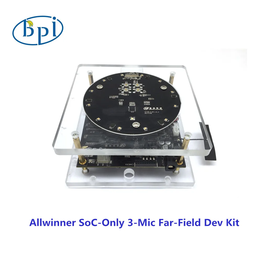 BPI-R18 allwinner placa de circuito oficial com allwinner soc-apenas 3-mic far-field dev kit