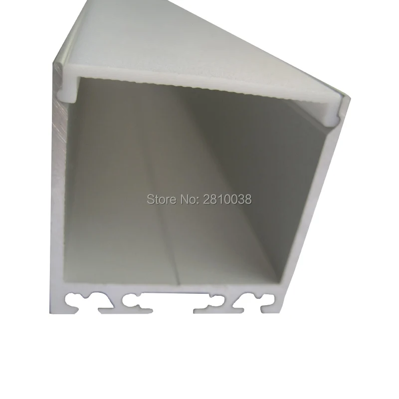 

100 x 2M Sets/Lot U-shape extruded aluminum profile led and square size aluminium led housing channels for ceiling lights