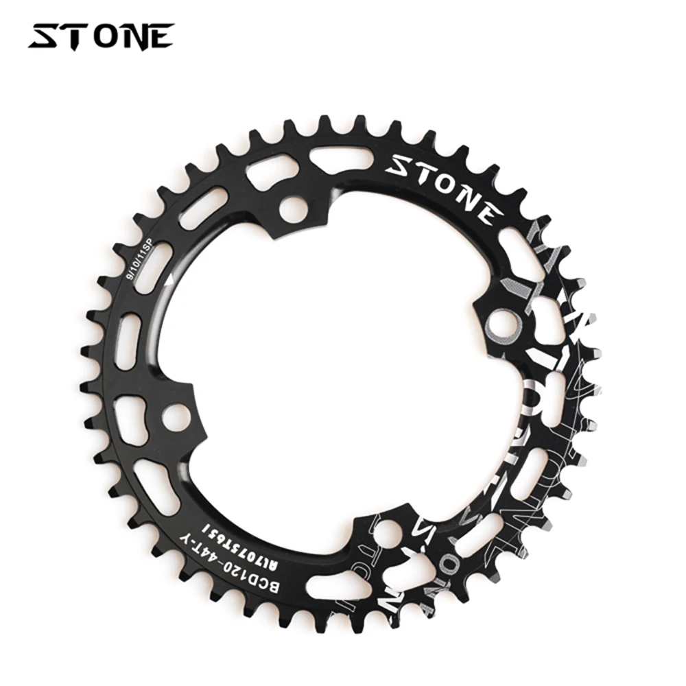 Stone Bike Single Chainring BCD 120mm 36T - 56T Circle Chain Ring 4 Arms Narrow Wide Teeth for X9 XX Chainwheel