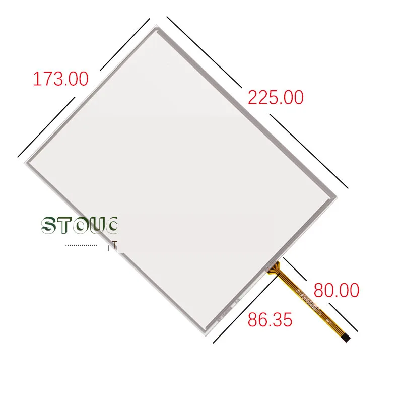 

original new 10.4''inch touch screen resistance four-wire industrial equipment monitor medical handwriting 173*225 ST-104004