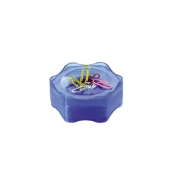 Office Pin Box with Magnetic Desk Accessories Office Accessories Clip Holder Plastic Pop Clip Dispenser