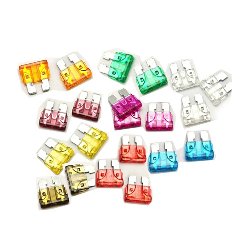 

Free Shipping 9valuesx20pcs=180pcs Medium 5A 7.5A 10A 15A 20A 25A 30A 35A 40A Brand New Car Fuses Auto Fuse Wholesale