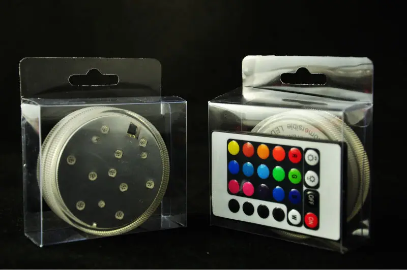 1pc*shisha hookah light Waterproof Design Battery Operated Submersible LED Light Base For Vase paper lantern round led light