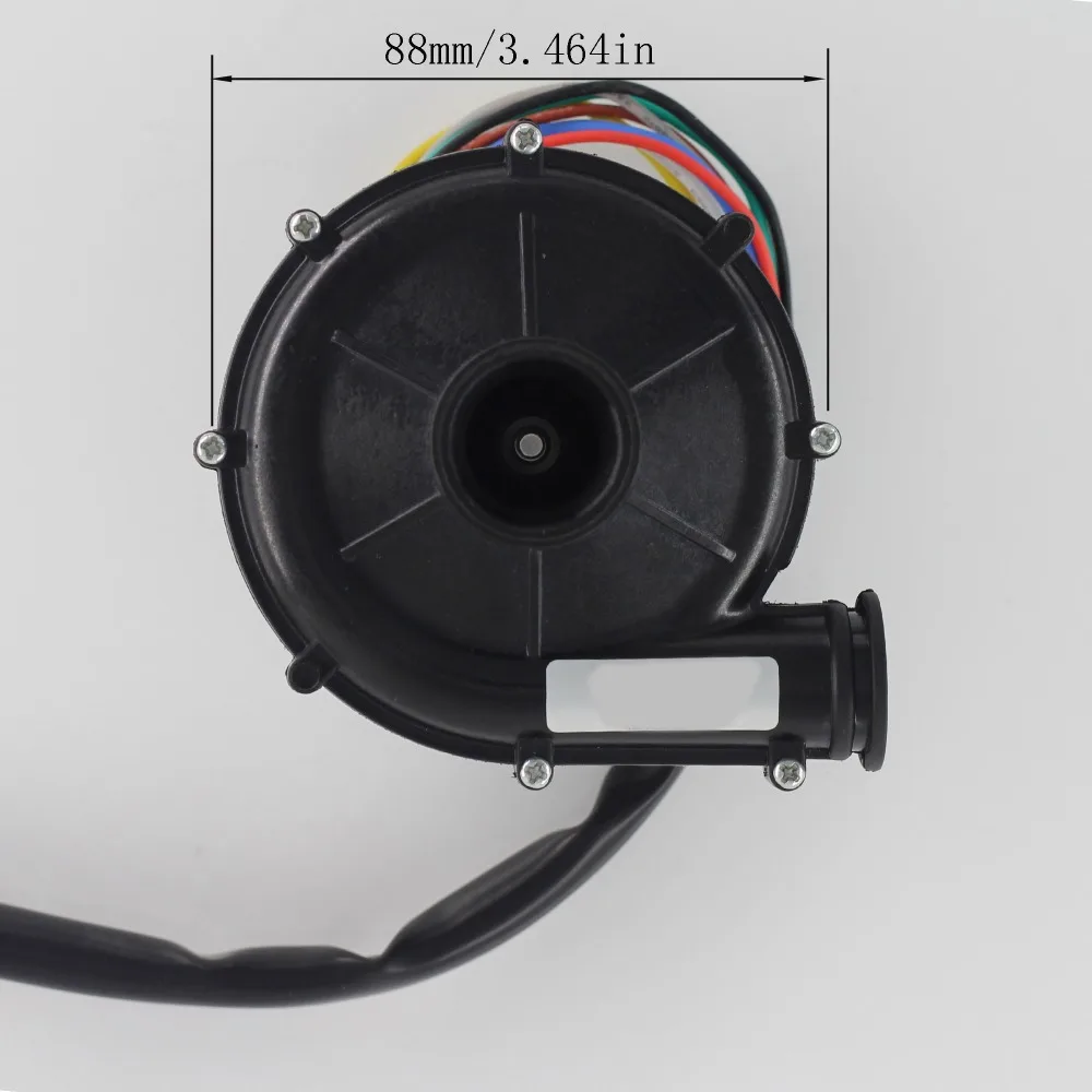 7060 DC 12V/24V Small high pressure brushless DC centrifugal blower,Air inlet negative pressure 12kpa,High pressure turbine fan