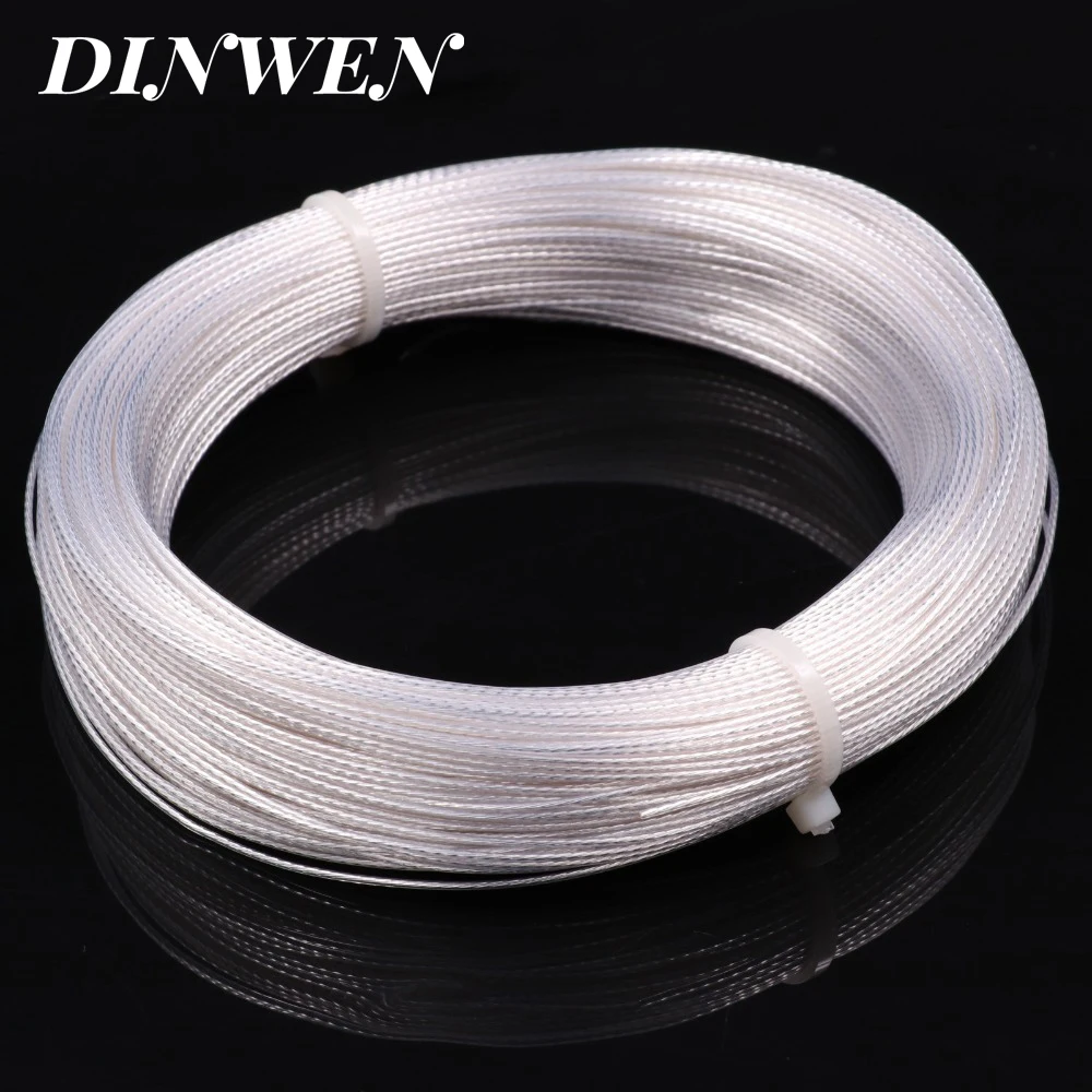 0.12MM2-6.0MM2 High Purity Silver Plated OCC PTFE Wire Copper Cable For Hifi Audio DIY Amplifier Speaker Headphone AWG26-AWG9