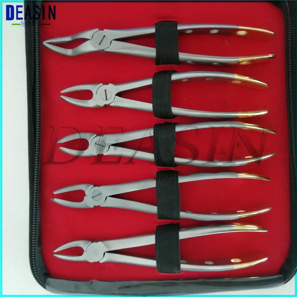 

High-quality Dental Dentagra pliers dental forceps Kit adult tooth forceps 10pcs