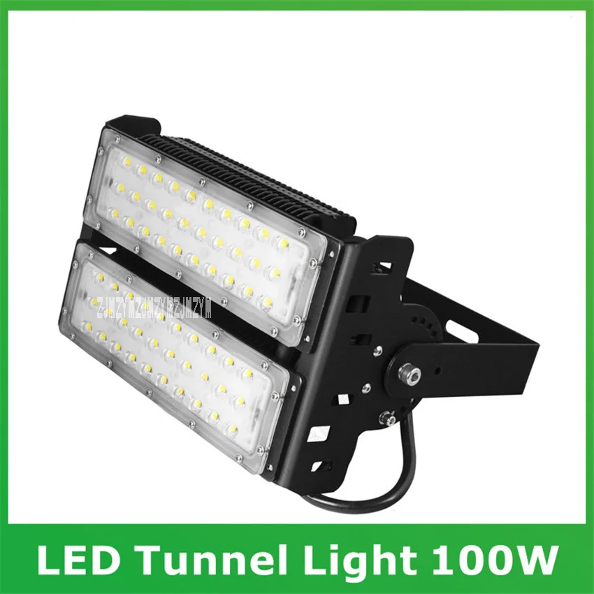 

6pcs/lot YXR-TL-100W-F 100W LED Tunnel Light 2-module Patch High-efficiency Flood Light Tunnel Station Channel Building Light