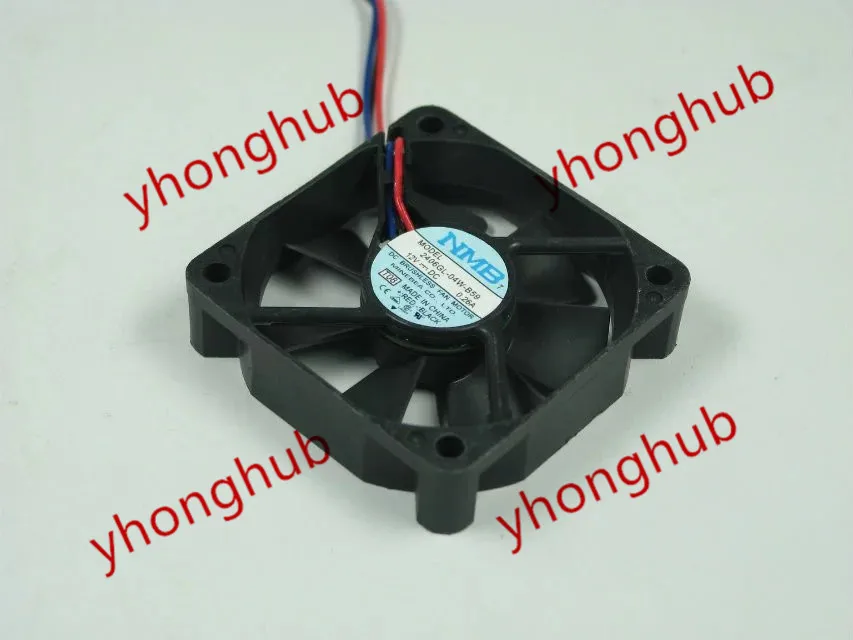 

NMB-MAT 2406GL-04W-B59 T08 DC 12V 0.26A 60x60x15mm Server Cooling Fan