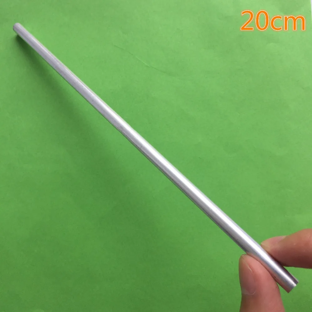 20cm K796 rura aluminiowa średnica zewnętrzna 6mm średnica wewnętrzna 4mm pusta okrągła rura do majsterkowania modelarstwo