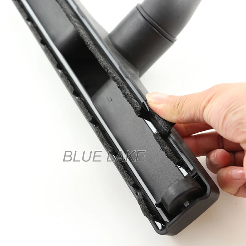 Щетка-стеклоочиститель для пылесоса, полипропиленовый мех, для пола, с колесом, внутренний диаметр интерфейса 32/35 мм