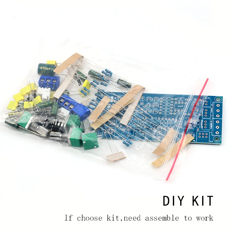 CIRMECH 2019 NE5532 OP-AMP HIFI مكبر للصوت Preamplifier حجم لهجة EQ لوحة تحكم عدة إلكترونية