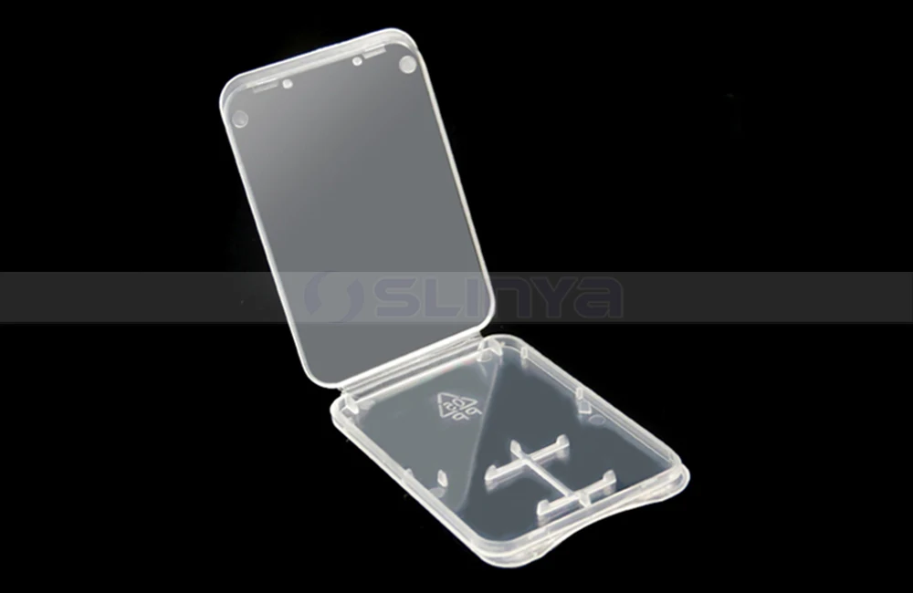 1000 teile/los Kunststoff Standard SD SDHC Speicher Karte Fall Halter Box Lagerung Tragen Lagerung Box für SD TF Karte – Detail 3