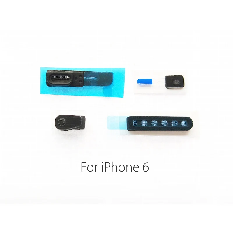 Aocarmo Full Set Dust Net Ear Speaker Loudspeaker Mic Mesh With Adhesive For iPhone 5 5S 6 6P 6S 6SP 7 7P 8 8P X