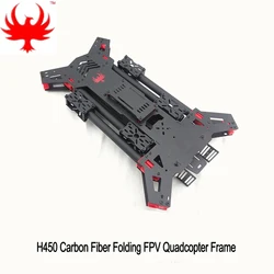 H450 Carbon Fiber FPV Folding Quadcopter Frame / 450 RC Multicopter Shaped Cross Frame