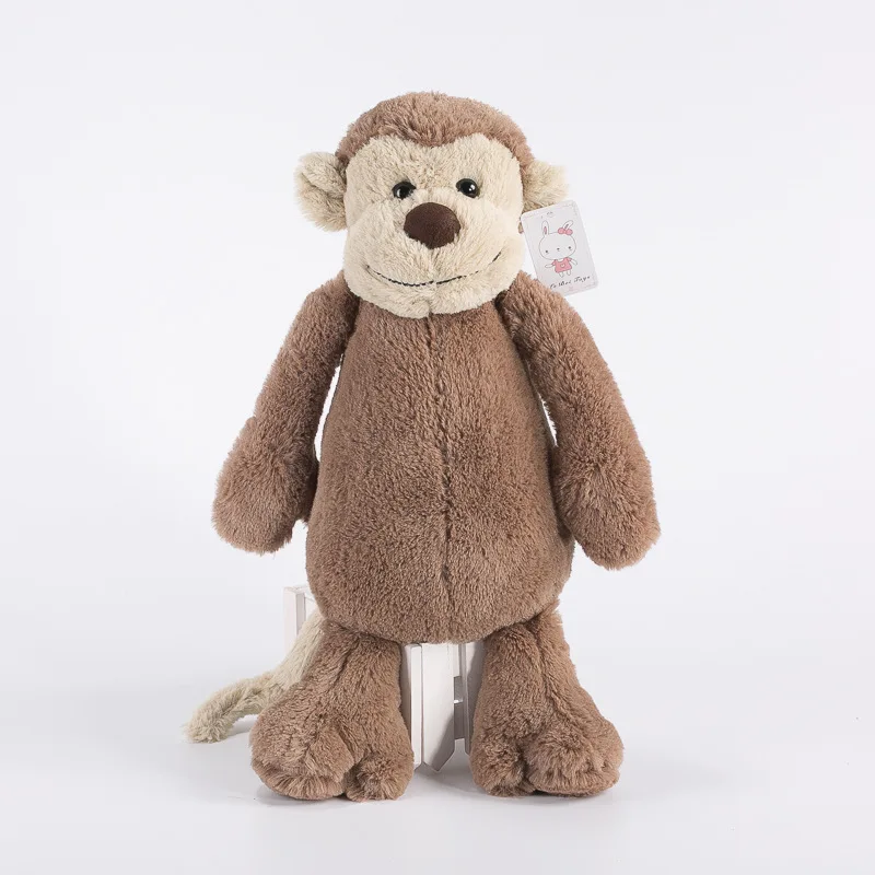 

cute brown monkey plush toy large 40cm cartoon monkey soft doll throw pillow Christmas gift s2397