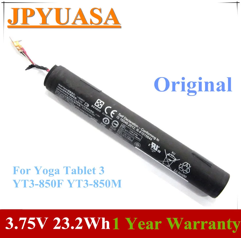 

7XINbox 3.75V 23.2Wh 6200mAh Original L15D2K31 Laptop Battery for Lenovo Yoga Tablet 3 YT3-850F YT3-850M L15C2K31 Series