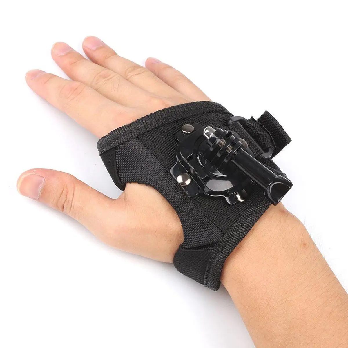 สายคล้องข้อมือเข็มขัด Band Mount ผู้ถือขี่สำหรับ GoPro Hero 1 2 3 3 + 4 กล้องสีดำกีฬา