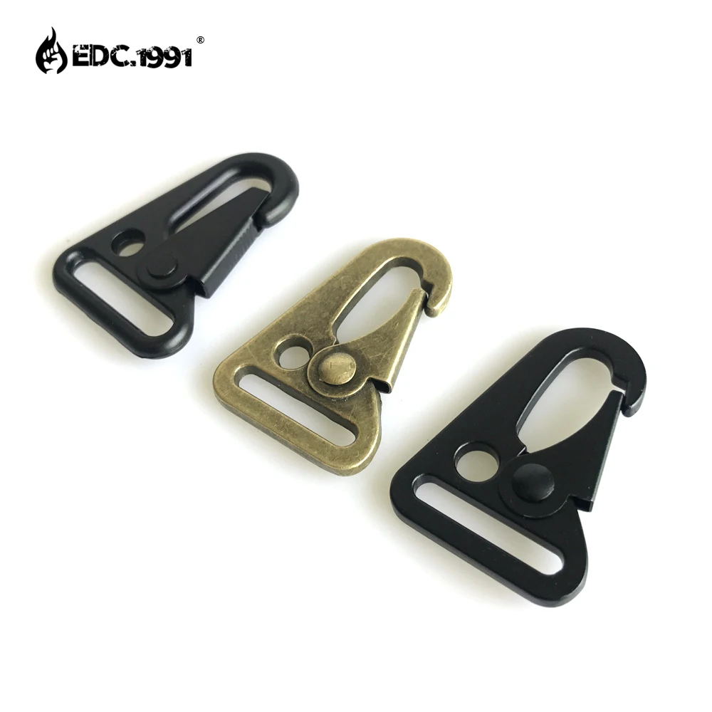 

wholesale Olecranon Shape Tactical Molle Carabiner Hook Buckles With Key Ring Hanging Belt Buckle Outdoor tool Hiking Travel Kit