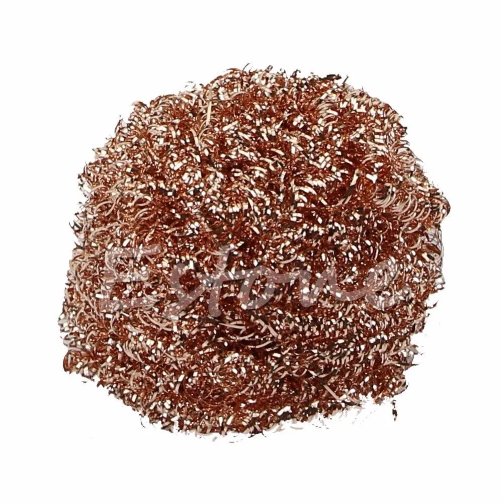 Hot Steel Wire Sponge Ball Welding Soldering Solder Iron Tip Cleaner Cleaning Dls HOmeful