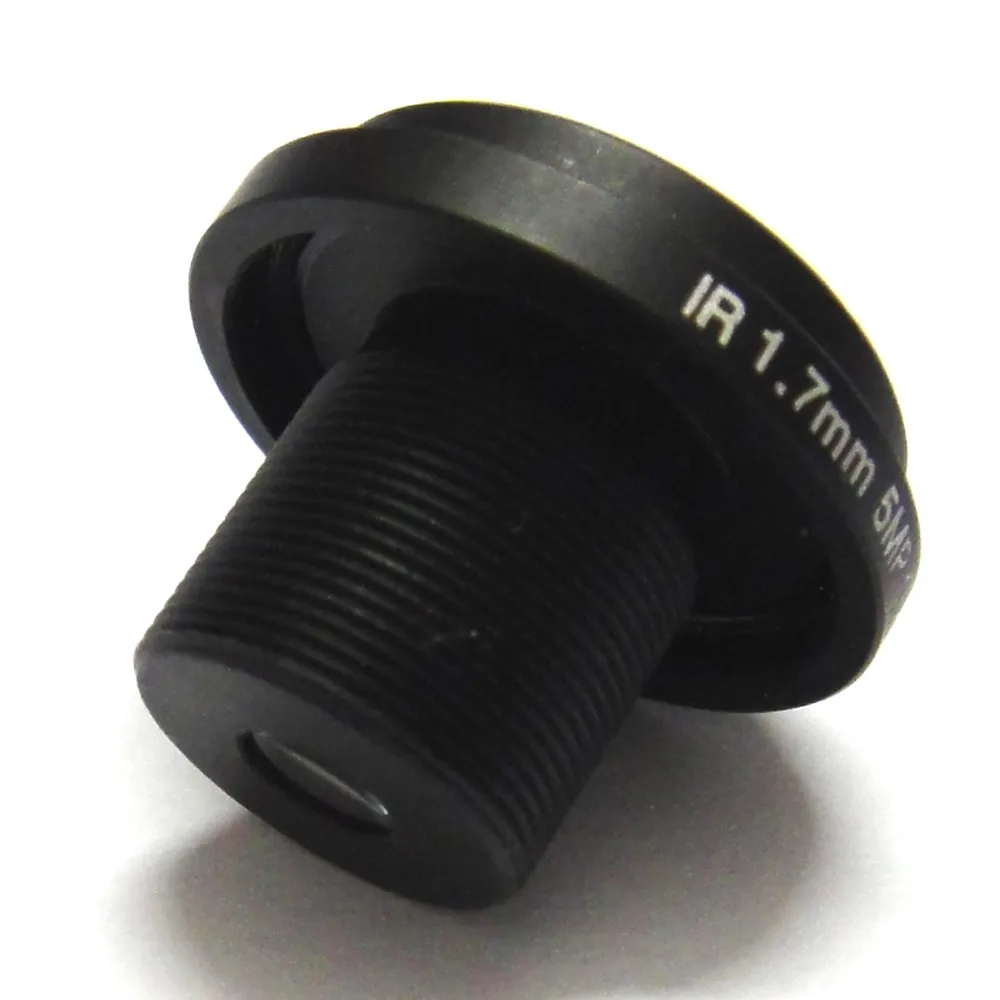 HD 5mp typu "rybie oko" 1.7mm obiektyw CCTV szeroki kąt 1/2. 5 "M12 IR pokładzie dla 720 p/1080 p kamera IP — zdjęcie 4