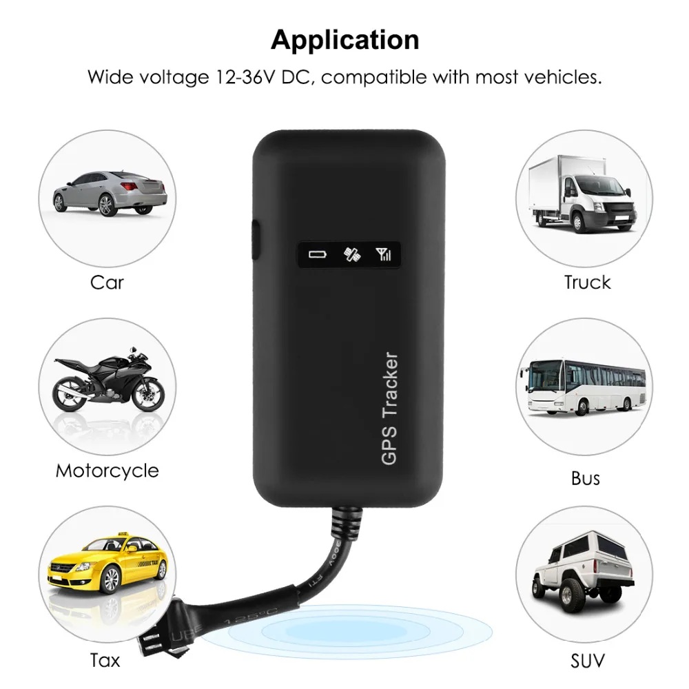 Mini GPS Car Tracker GPS Locator Cut Off Fuel TK110 GT02A GSM GPS Tracker For Car 12-36V Google Maps Realtime Tracking Free APP