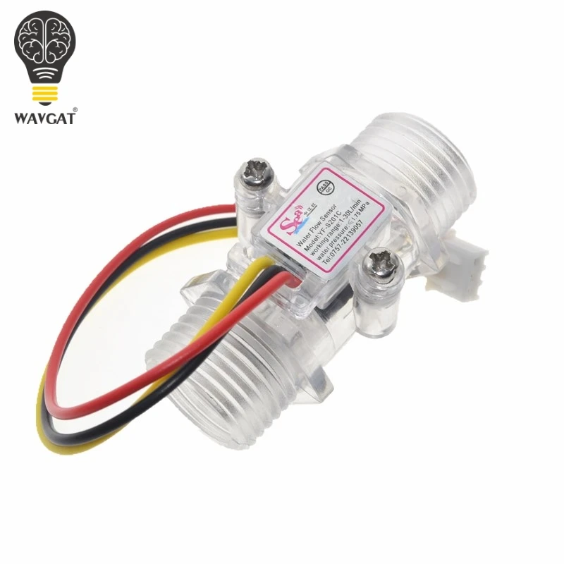 4 stars transparent flow sensor turbine flow meter water flow sensor transparent water meter