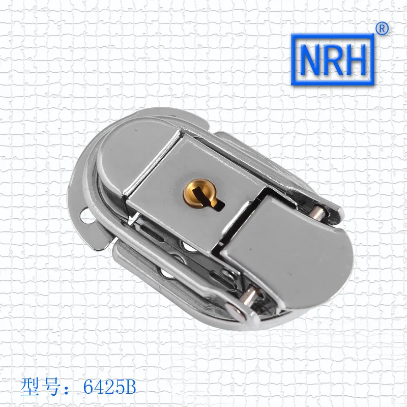 NRH 6425B steel chrome finish locking toggle draw latch for briefcase & suitcase 2pack toggle latch wholesale price