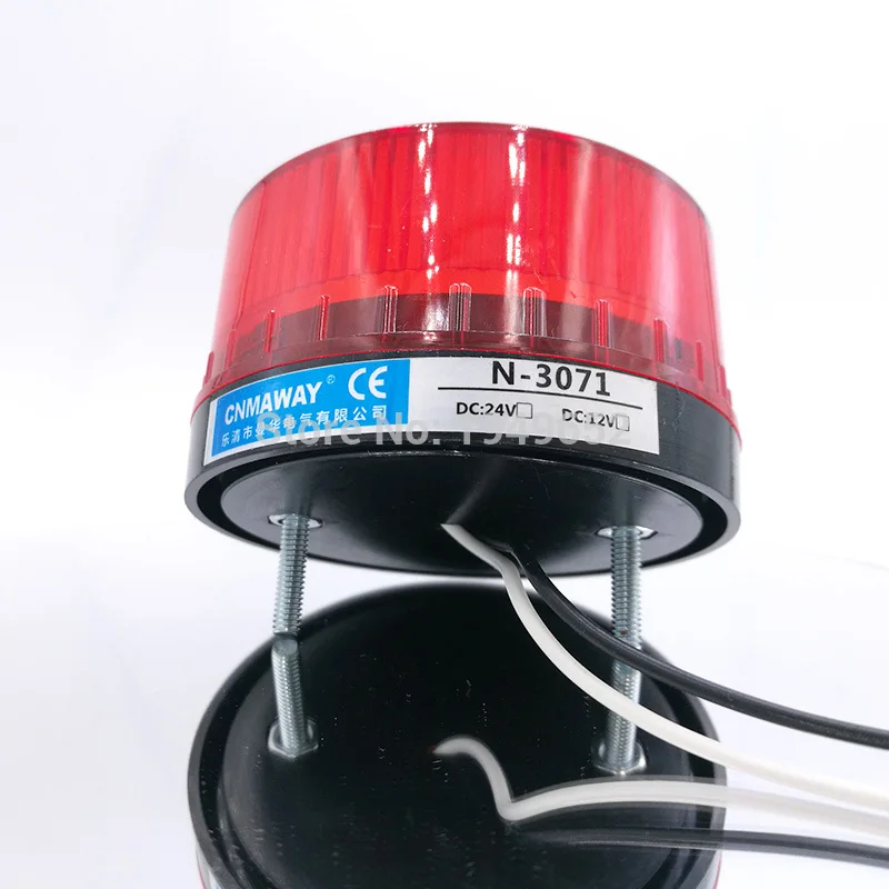 N-3071 Indicator light LED signal light warning flashing light strobe lamp 12 24 220V TB35 LTE-5061