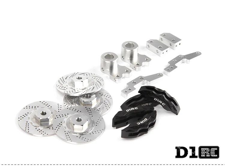 D1RC High Quality Al Metal Simulate Disc Brake Kit With Clipers Specially For Rc Crawlers Traxxas TRX-4 And Pass Axle