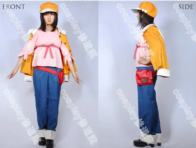 

Nadeko Sengoku Cosplay costume with bag Custom 11