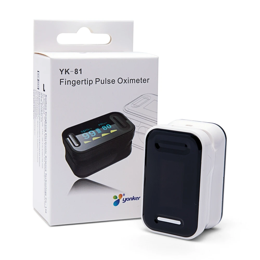 

Пульсоксиметр на кончик пальца, медицинский измеритель насыщения крови кислородом, CE SPO2, 20 шт. в розничной коробке и упаковке