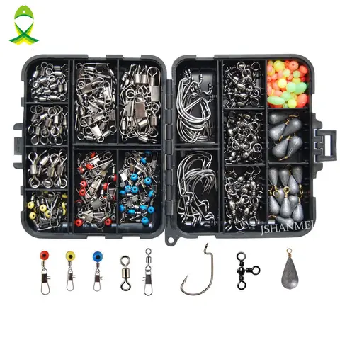Fishing Accessories Kit 160pcs JSHANMEI