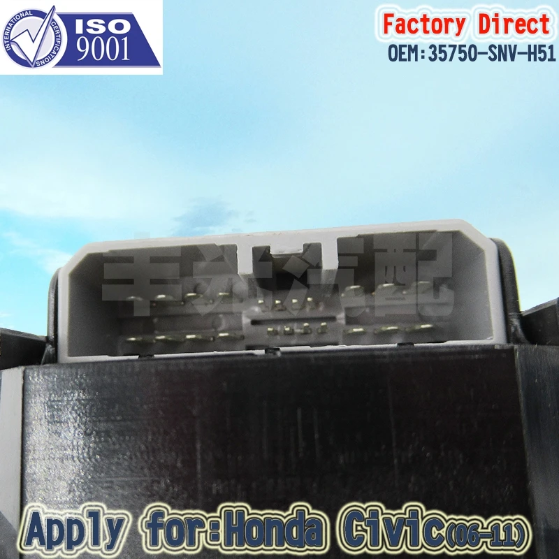 Factory Direct 35750-SNV-H51 Auto Electric Power Window Master Switch Apply For Honda Civic LHD 22Pins