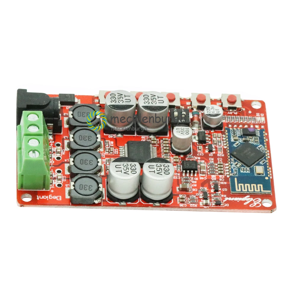 

TDA7492P 50 Вт + 50 Вт беспроводной Bluetooth 4,0 аудиоприемник плата цифрового усилителя 2.1 интерфейс 8 ~ 25 В постоянного тока