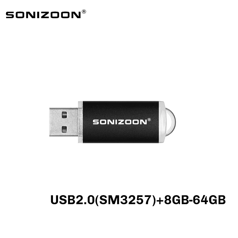 Sonizoon-pen drive mlc816 gb 32gb 64gb customizado usb2.0, memória flash drive mlc816 gb 32gb 64gb estável de alta velocidade