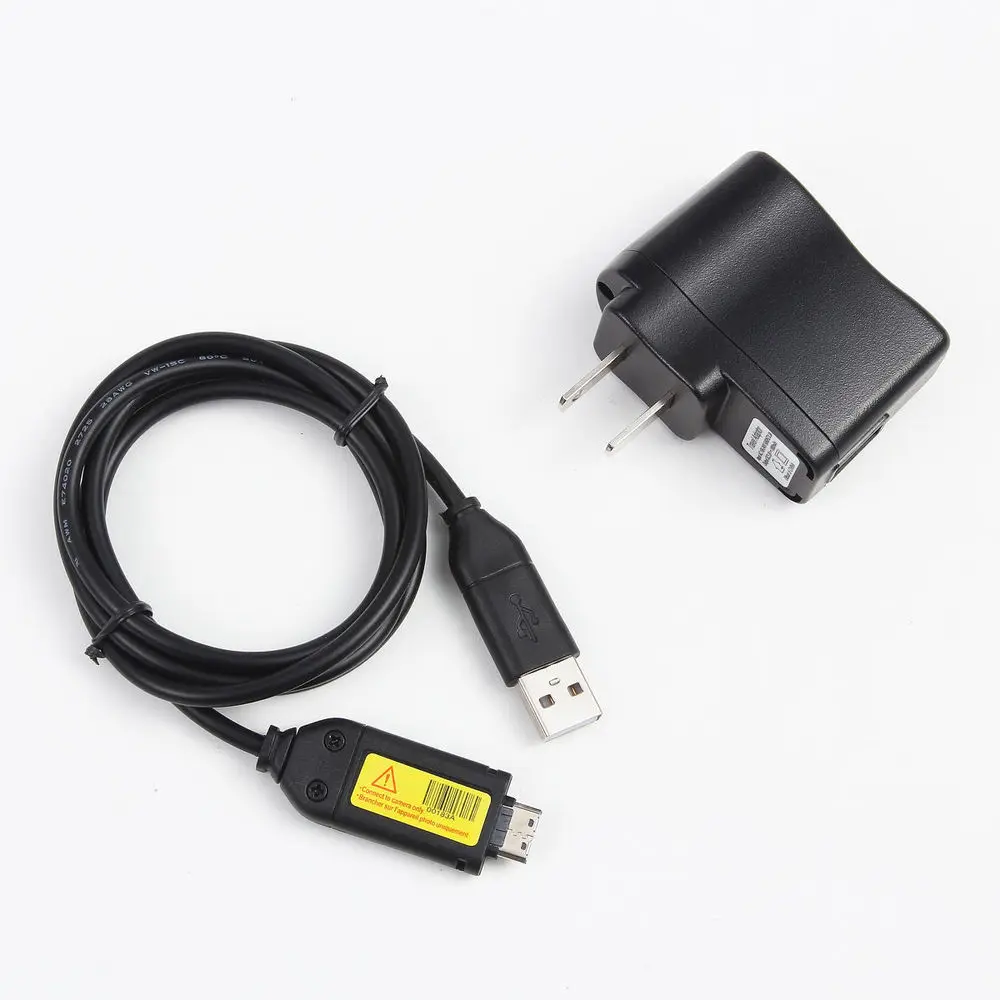 1A USB AC Power Adapter Battery Charger Cord For Samsung SL600 SL605 ST45 Camera