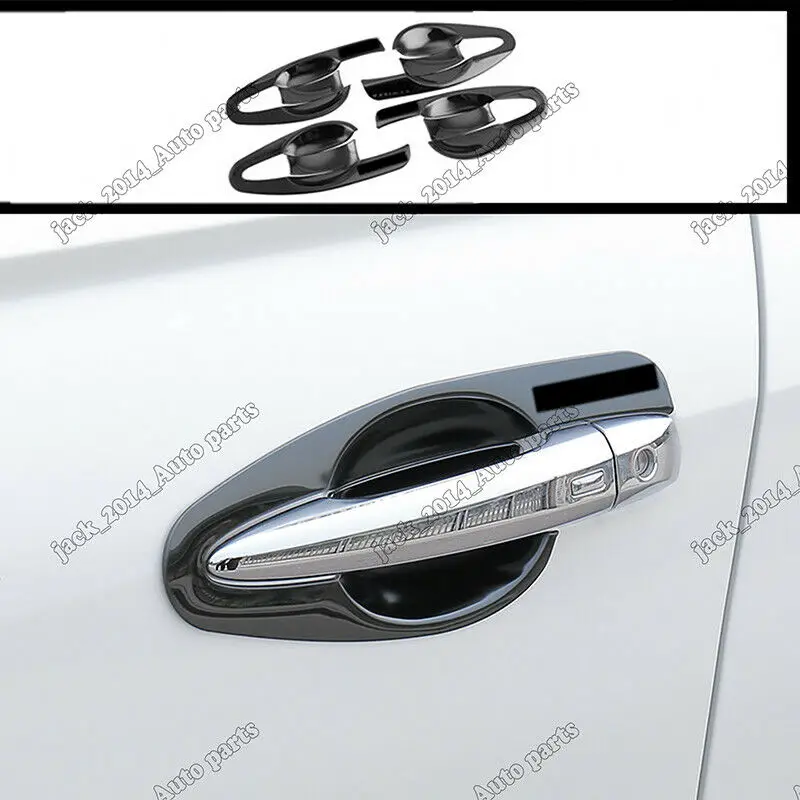 

For Nissan Teana Altima 2019 Black titanium Outer Door Handle Bowl Cover Trim