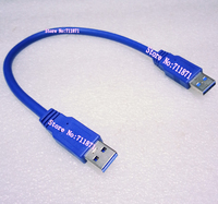 30cm Short Pure copper Coarse wire diameter Male to Male USB3.0 Extension cord AM USB3 USB3.0 tieline USB3 3.0 Male Cable line