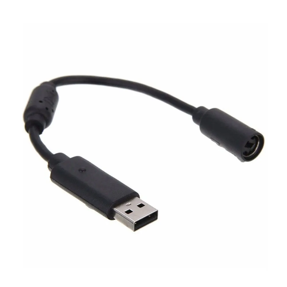 USB Breakaway Cable Cord Adapter for Xbox 360 Wired Gamepad Controller EM88