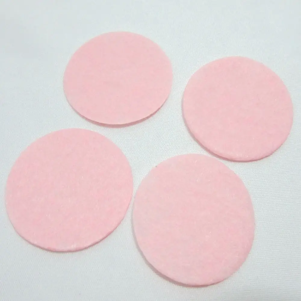 200pieces/lot 30mm PINK Padded Felt round shape craft/ DIY Appliques  Clothing decoration Scrapbook  A152*2