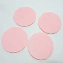 200pieces/lot 30mm PINK Padded Felt round shape craft/ DIY Appliques  Clothing decoration Scrapbook  A152*2