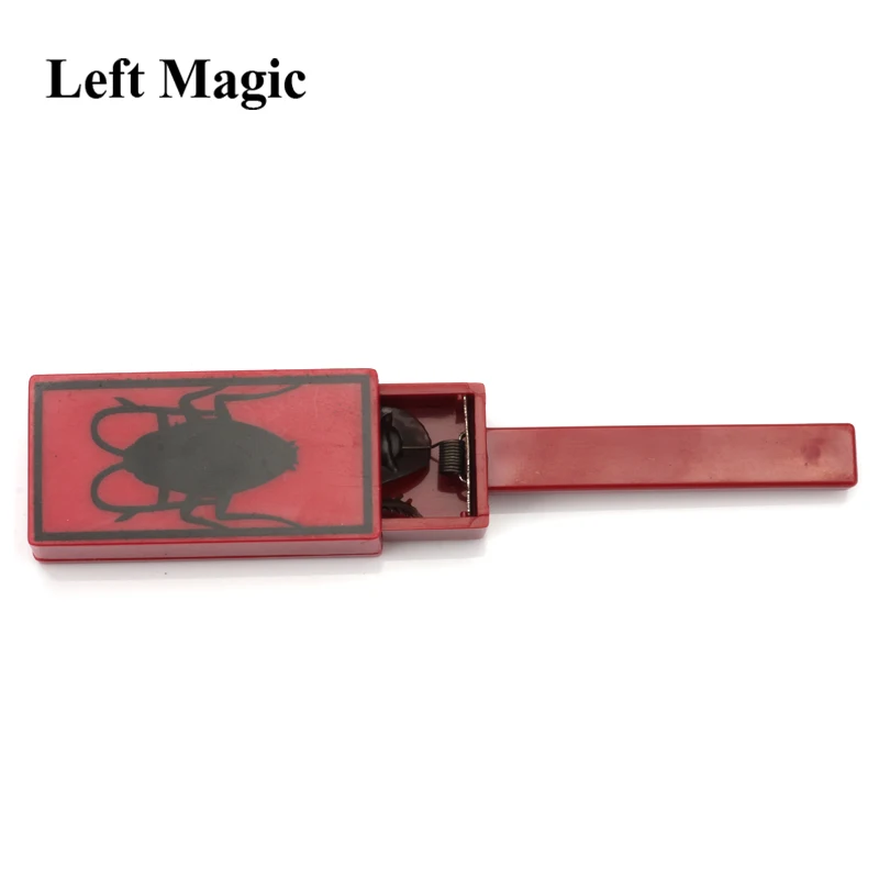 1pcs Terror Cockroach Illusion Close Up Street Magic Trick Gimmick Props Cockroach Paddle Toy fun game magie magista E3126