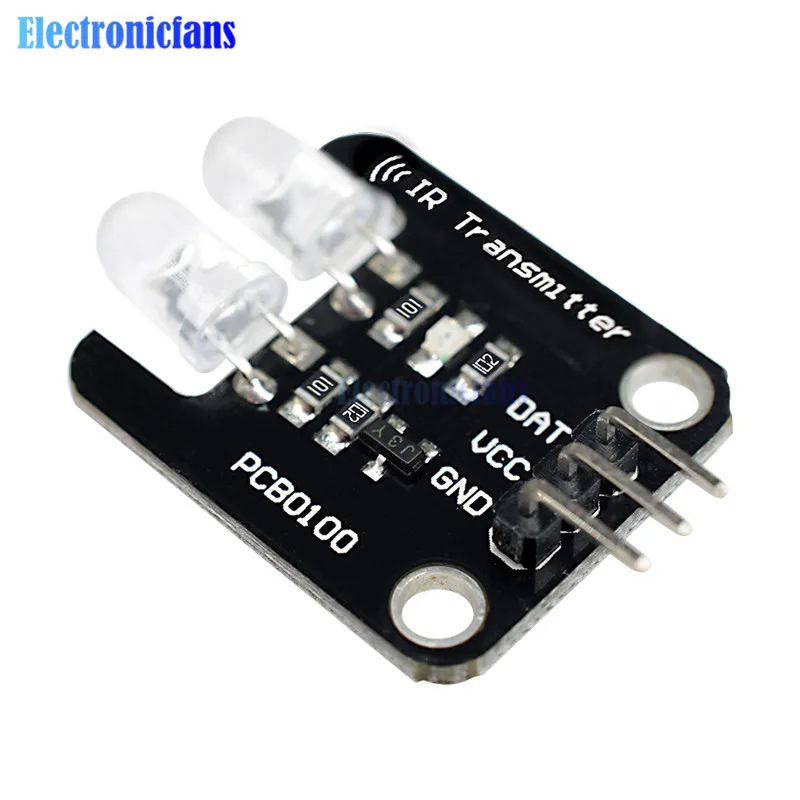 2-Kanal 5V Digitaler Pegelanzeiger Elektronische Bausteine IR Infrarot-Sendermodul für Arduino 28x22mm Zwei-Wege-Fernbedienung – Detail 7