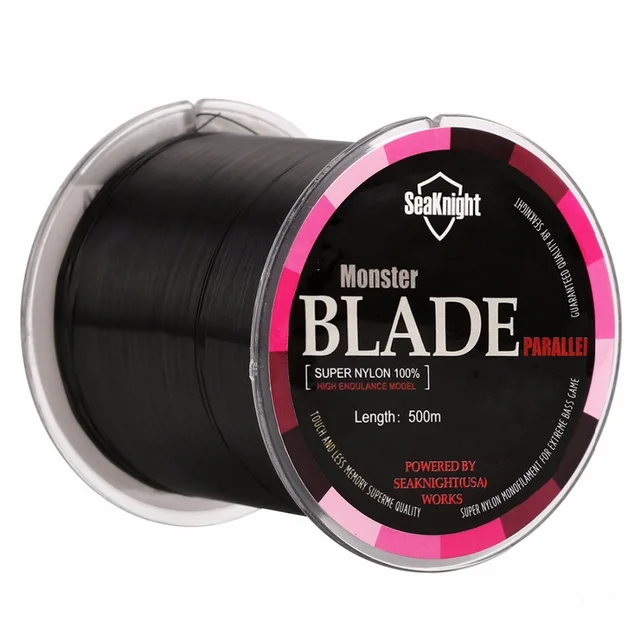 Nylonowa linia SeaKnight 500M 2-35LB materiał Monofilament linka wędkarska słodkowodna/słonowodna